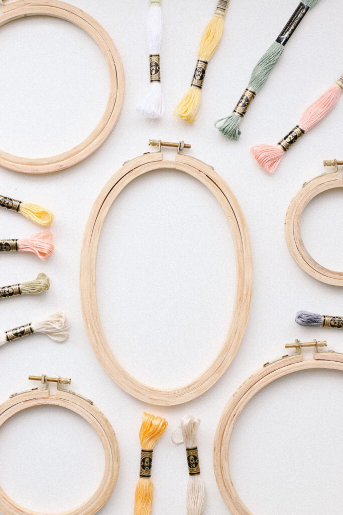 Individual Embroidery Hoops — HARVEST GOODS CO.